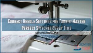 correct needle settings for fabric