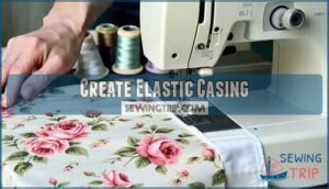 create elastic casing