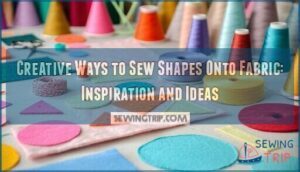 creative ways to sew shapes onto fabric: inspiration and ideas
