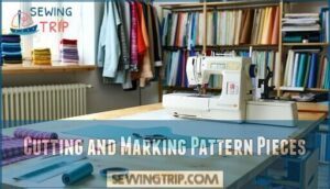 cutting and marking pattern pieces