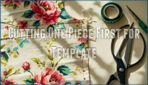 cutting one piece first for template cutting one piece first for template
