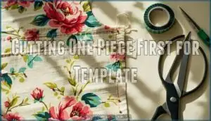 cutting one piece first for template
