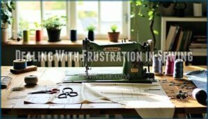dealing with frustration in sewing