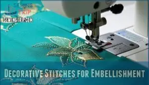decorative stitches for embellishment