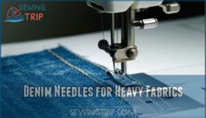 denim needles for heavy fabrics