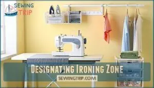 designating ironing zone