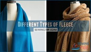 different types of fleece