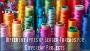 different types of serger threads for different projects