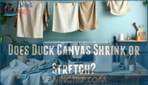 does duck canvas shrink or stretch