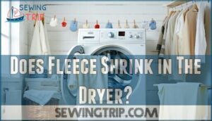 does fleece shrink in the dryer