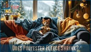 does polyester fleece shrink