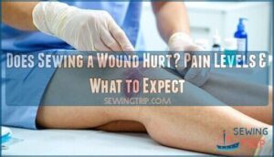 does sewing a wound hurt