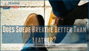 does suede breathe better than leather