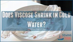 does viscose shrink in cold water