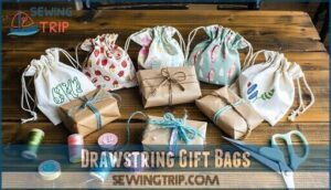drawstring gift bags