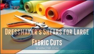 dressmaker's shears for large fabric cuts