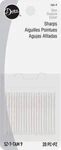 Dritz 56S 9 Sharps Hand Needles, B00AQ6Y7FC