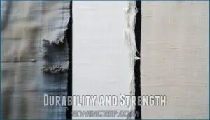 durability and strength durability and strength