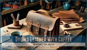dyeing leather with coffee