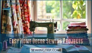 easy home decor sewing projects