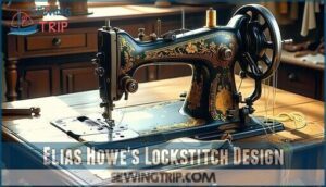 elias howe's lockstitch design