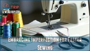 embracing imperfection for faster sewing