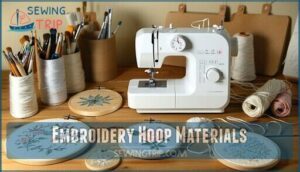 embroidery hoop materials