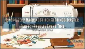 embroidery machine stitch settings