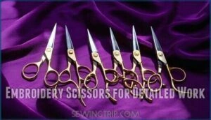 embroidery scissors for detailed work