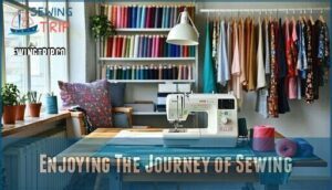 enjoying the journey of sewing