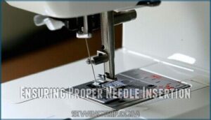 ensuring proper needle insertion
