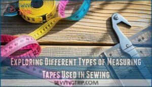 exploring different types of measuring tapes used in sewing