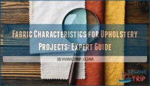 fabric characteristics for upholstery projects
