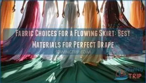 fabric choices for a flowing skirt