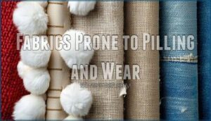 fabrics prone to pilling and wear
