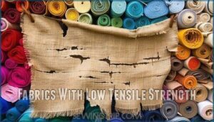 fabrics with low tensile strength