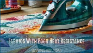 fabrics with poor heat resistance