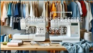 factors to consider before buying a serger