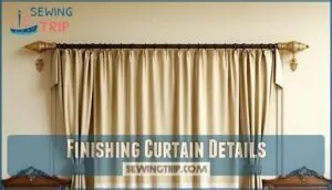 finishing curtain details