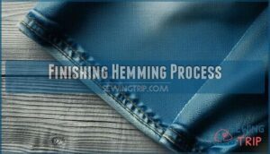 finishing hemming process