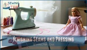 finishing seams and pressing