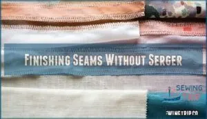 finishing seams without serger