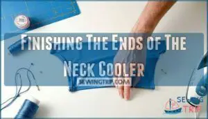 finishing the ends of the neck cooler