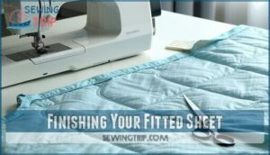 finishing your fitted sheet