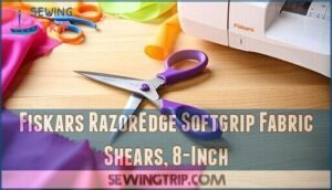 fiskars razoredge softgrip fabric shears, 8-inch