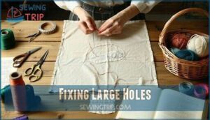 fixing large holes