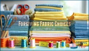 forgiving fabric choices