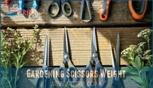 gardening scissors weight