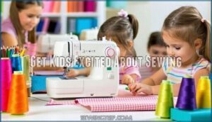 get kids excited about sewing