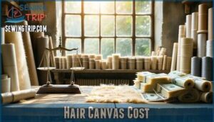 hair canvas cost